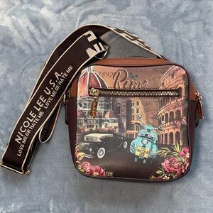 Nicole Lee Multicolor Rome Crossbody Bag
